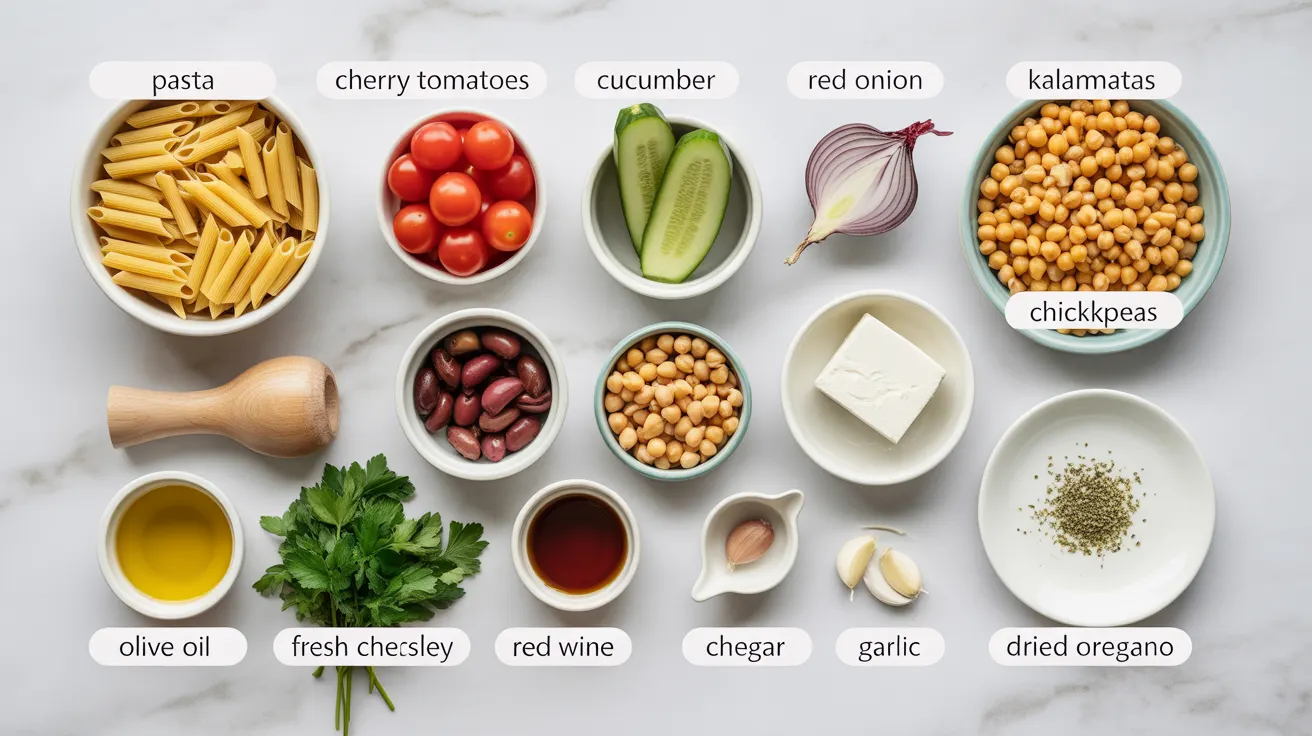 Mediterranean Pasta Salad – Easy 25-Minute Recipe