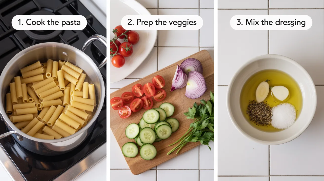 Mediterranean Pasta Salad – Simple Picnic & Potluck Favorite