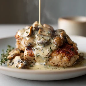 One-Pan Chicken With Mushrooms – Cozy Creamy Weeknight Dinner