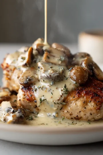 One-Pan Chicken With Mushrooms – Cozy Creamy Weeknight Dinner