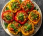 Healthy Mediterranean With Stuffed Bell Peppers