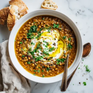 One-Pot Mediterranean Lentil Soup (So Comforting)