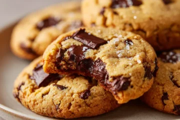 Soft & Chewy Brown Butter Chocolate Chip Cookies Recipe