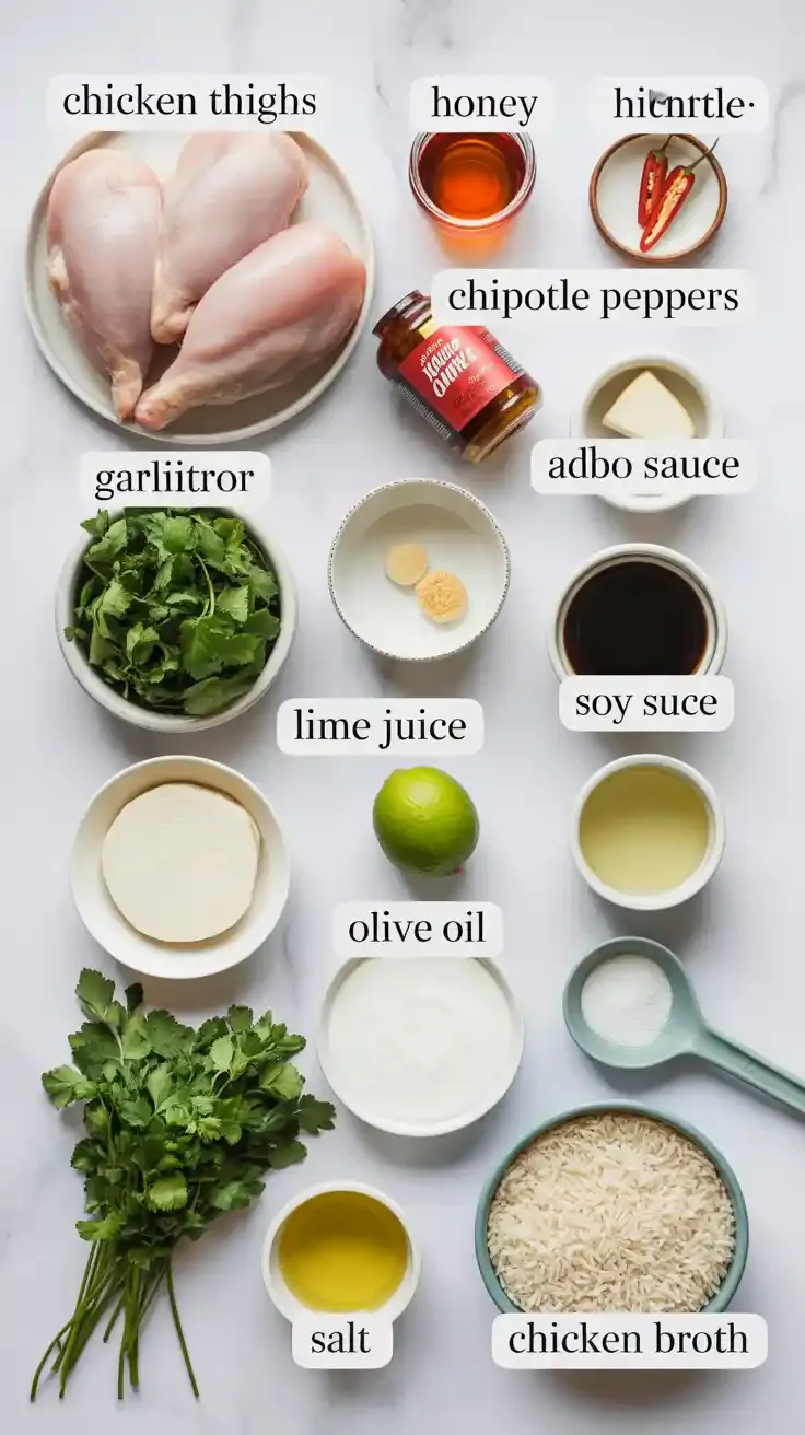 Sweet & Smoky Chipotle Honey Chicken and Rice