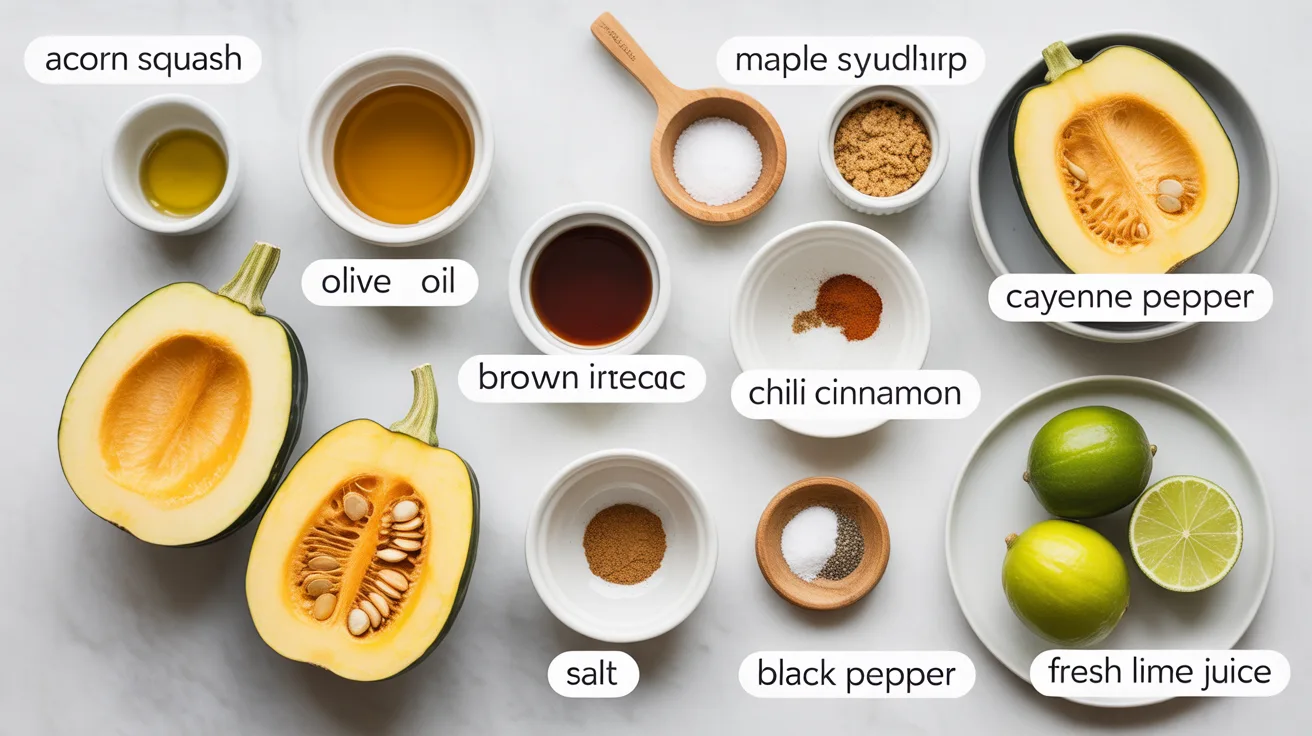 Sweet and Spicy Acorn Squash – Simple Maple Roasted Recipe