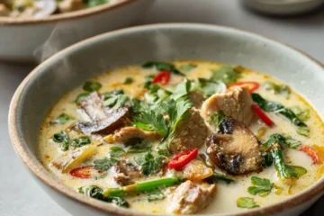 Thai Coconut Curry Crockpot Soup – Rich, Cozy, and Perfect for Busy Nights