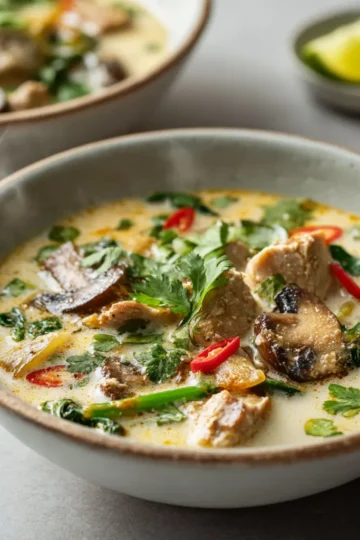 Thai Coconut Curry Crockpot Soup – Rich, Cozy, and Perfect for Busy Nights