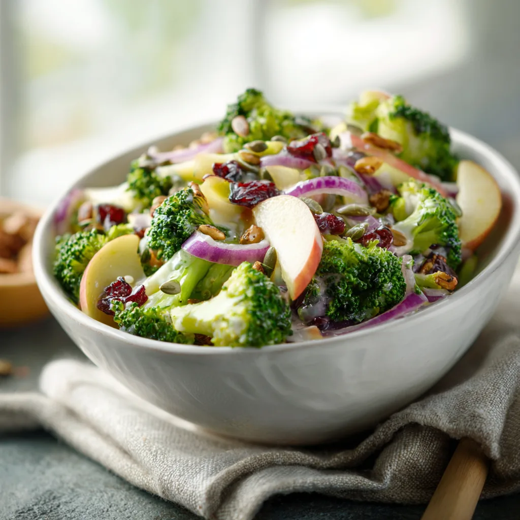 Fresh Honeycrisp Apple Broccoli Salad Easy