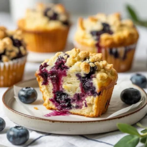 Blueberry Crumble Muffins – Foolproof Recipe