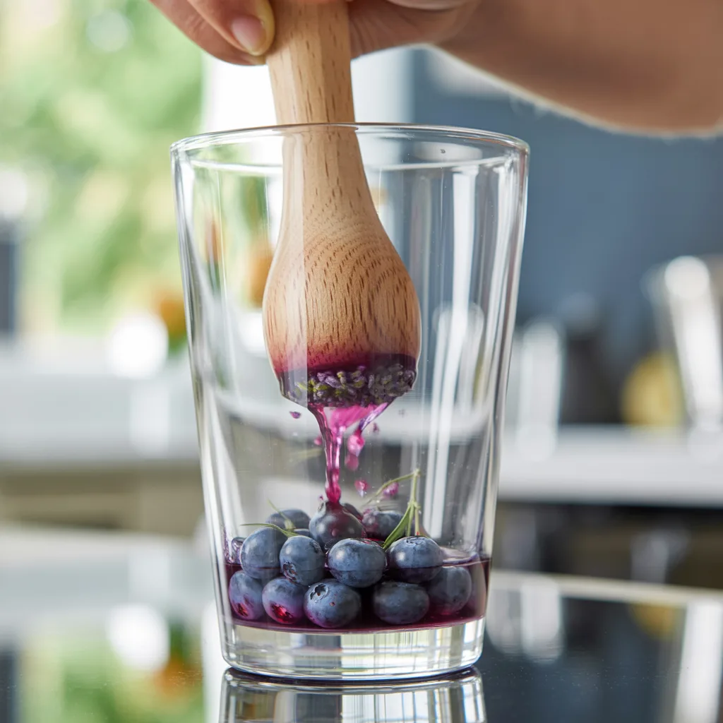 Blueberry Lavender Gin Smash – Easy Floral Summer Cocktail