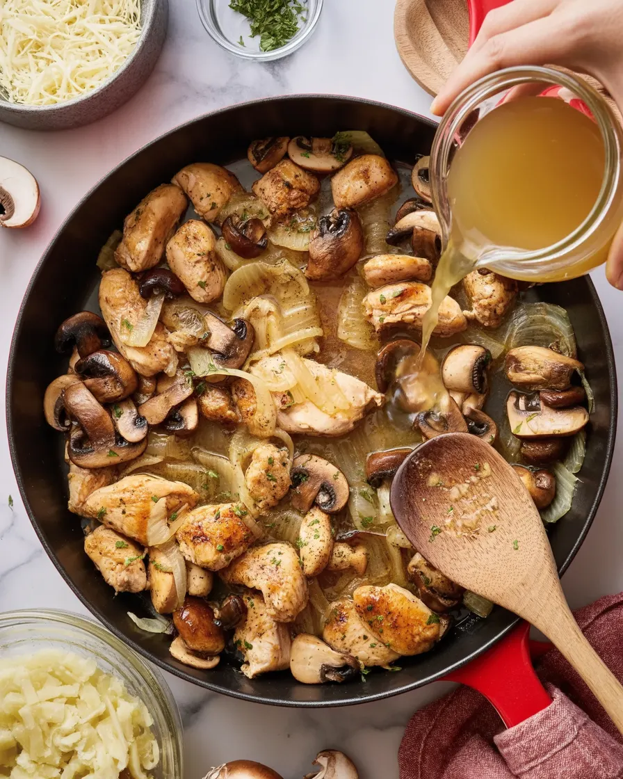 Chicken With Mushrooms and Onions – Simple Ingredients, Rich Taste