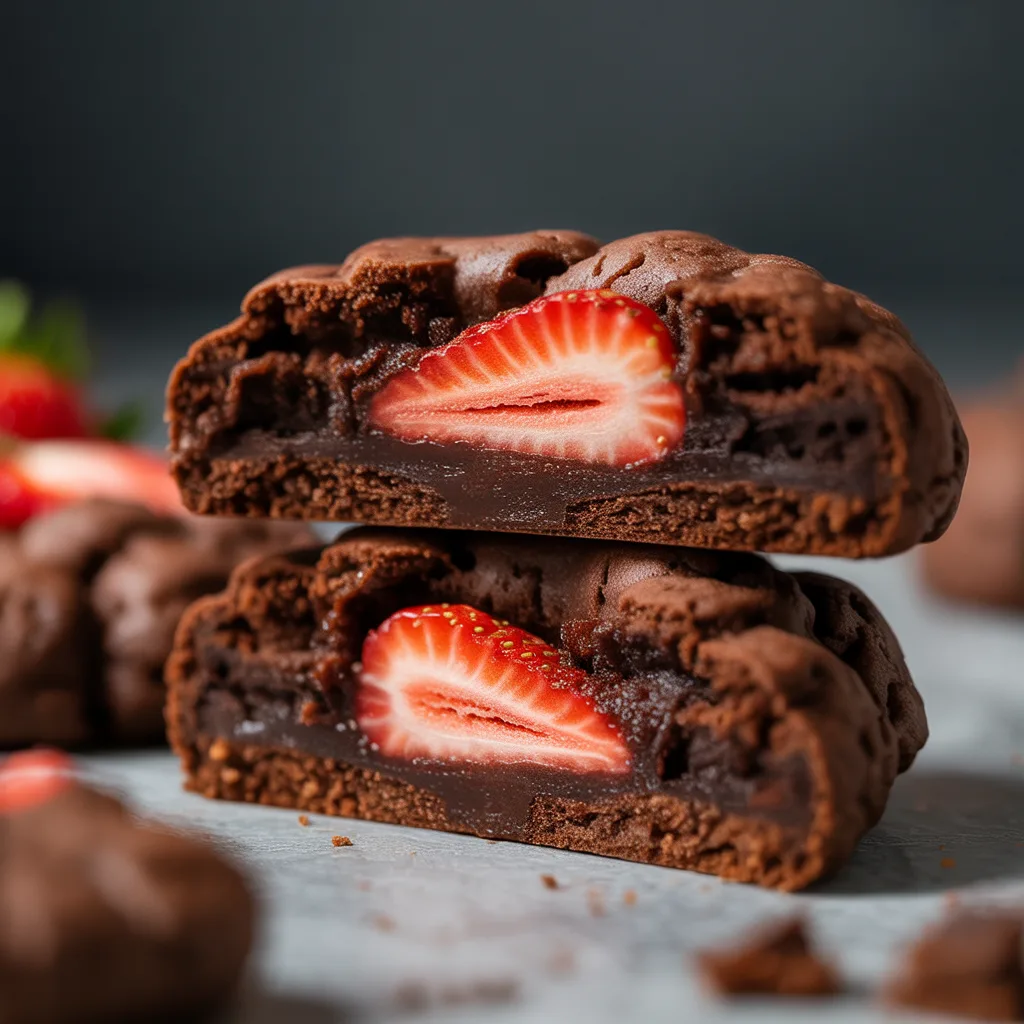 Chocolate Strawberry Cookies That Stay Soft and Chewy