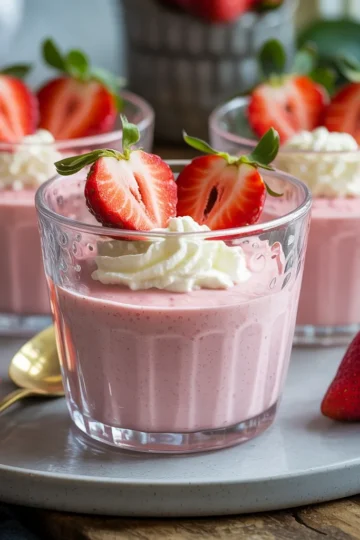 Creamy Keto Strawberry Mousse for Sugar-Free Cravings