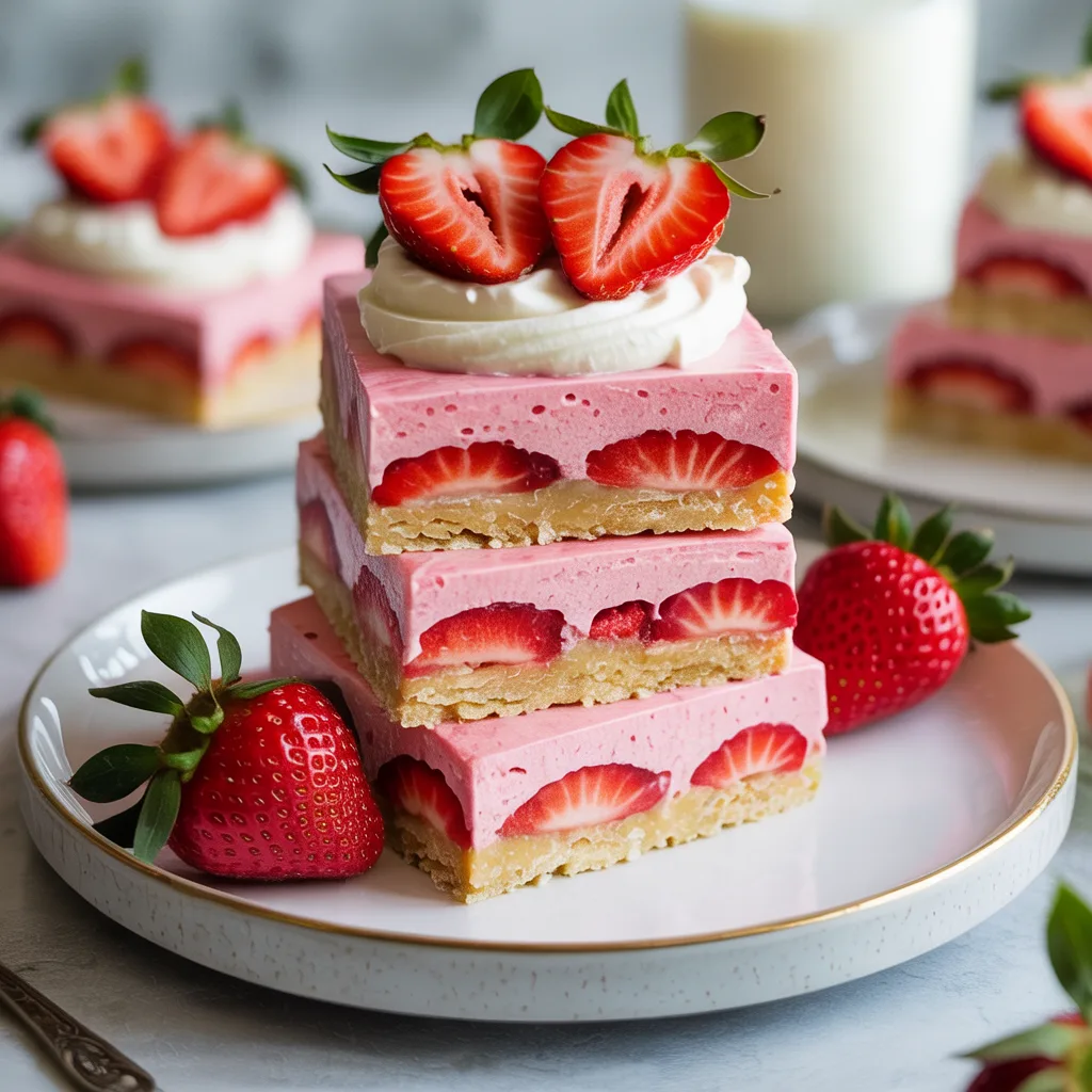 Easy No-Bake Strawberry Keto Dessert