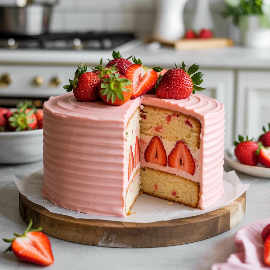 Easy Strawberry Cake Recipe Anyone Can Bake