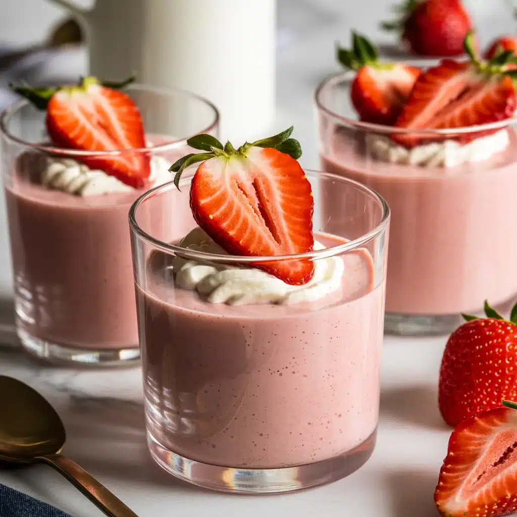 Homemade Creamy Keto Strawberry Mousse (Keto Friendly)