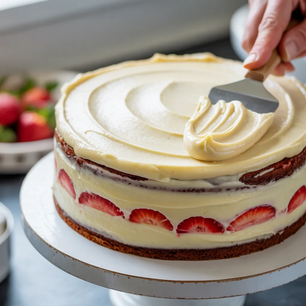 Homemade Strawberry Cake That Tastes Like a Bakery