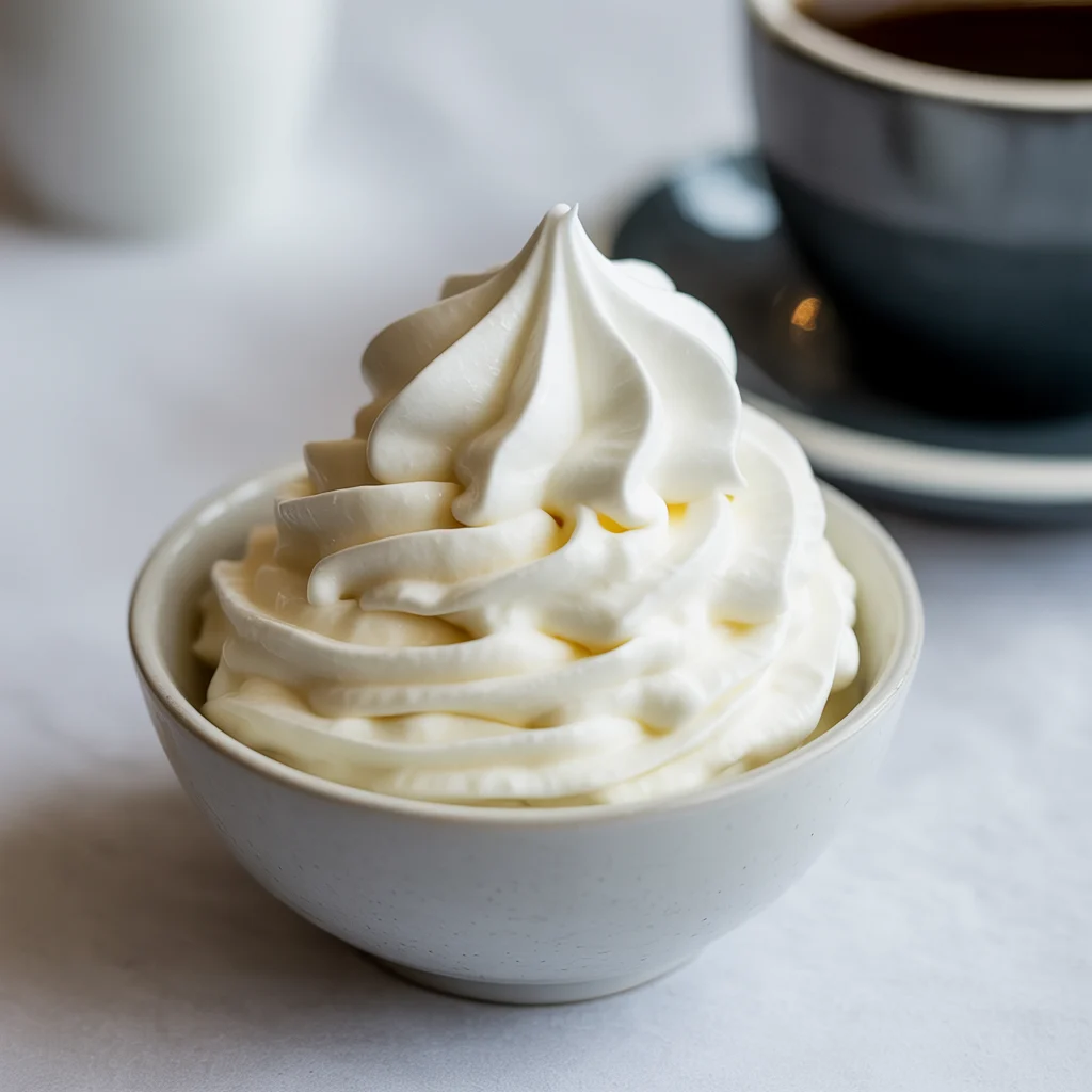 Homemade Whipped Cream Frosting