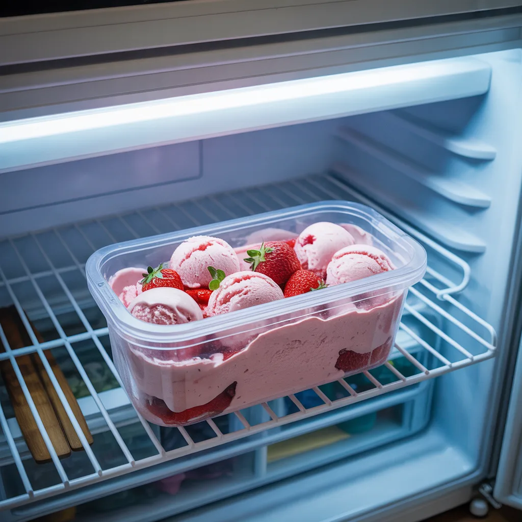 Keto Strawberry Cheesecake Ice Cream – Creamy Low-Carb Dessert