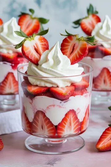Keto Strawberry Whipped Cream Parfaits Recipes