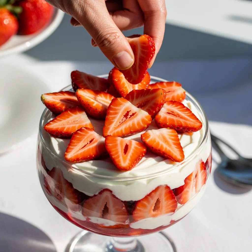 Keto Strawberry Whipped Cream Parfaits