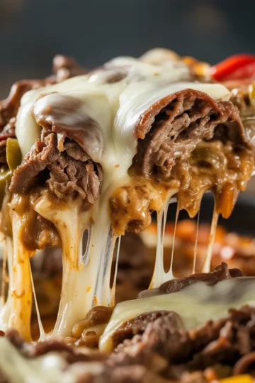 Low Carb Philly Cheesesteak Casserole