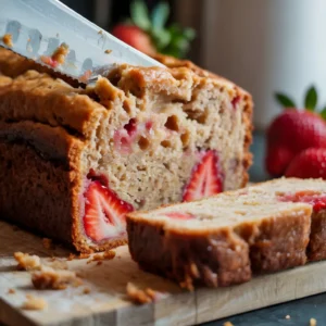 Moist Strawberry Banana Bread – Perfect Breakfast Bake