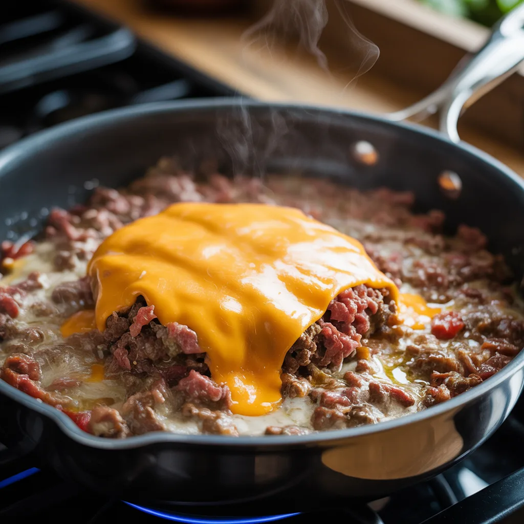One Pan Keto Cheeseburger Recipe – Fast & Filling