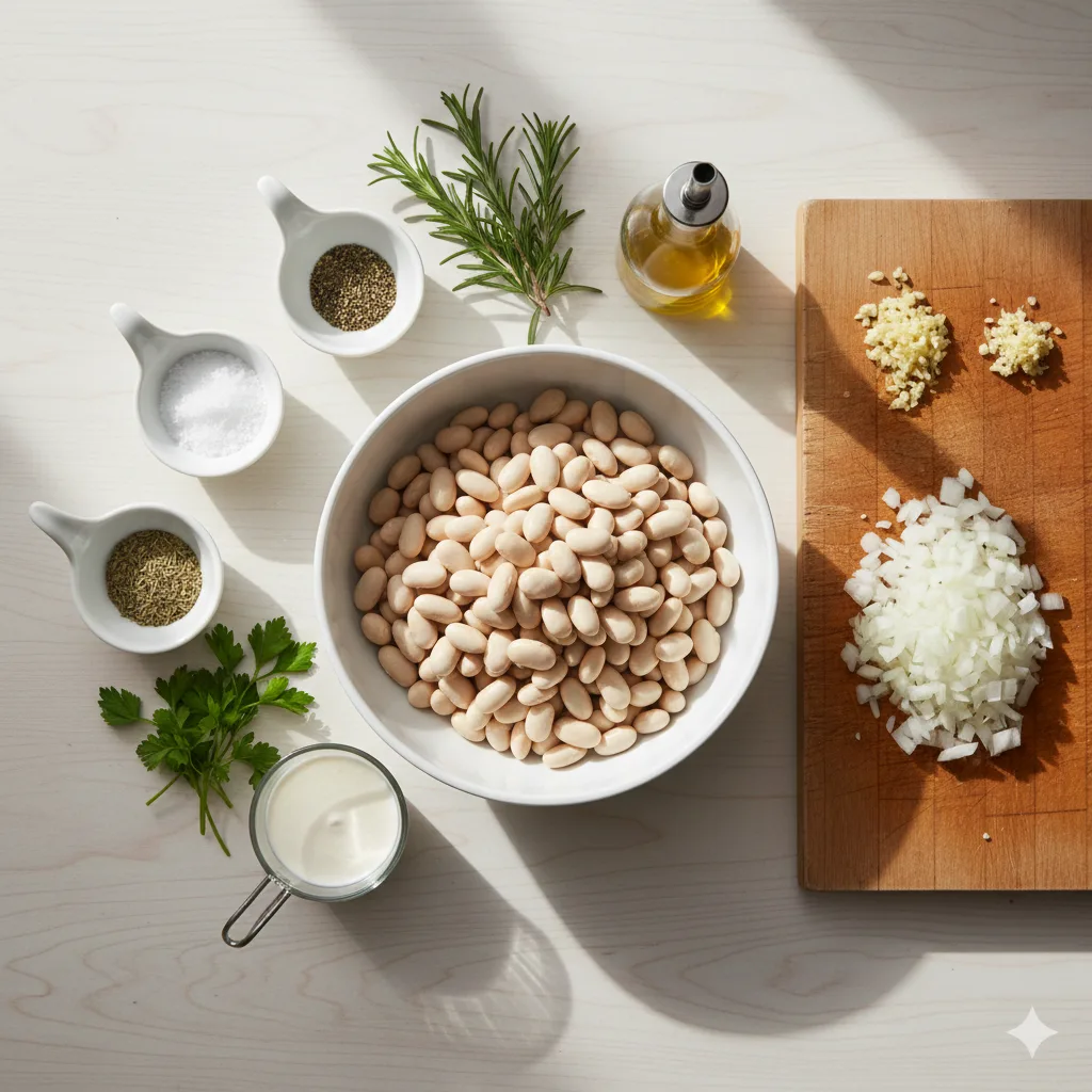 One Skillet Creamy White Beans – Simple & Delicious