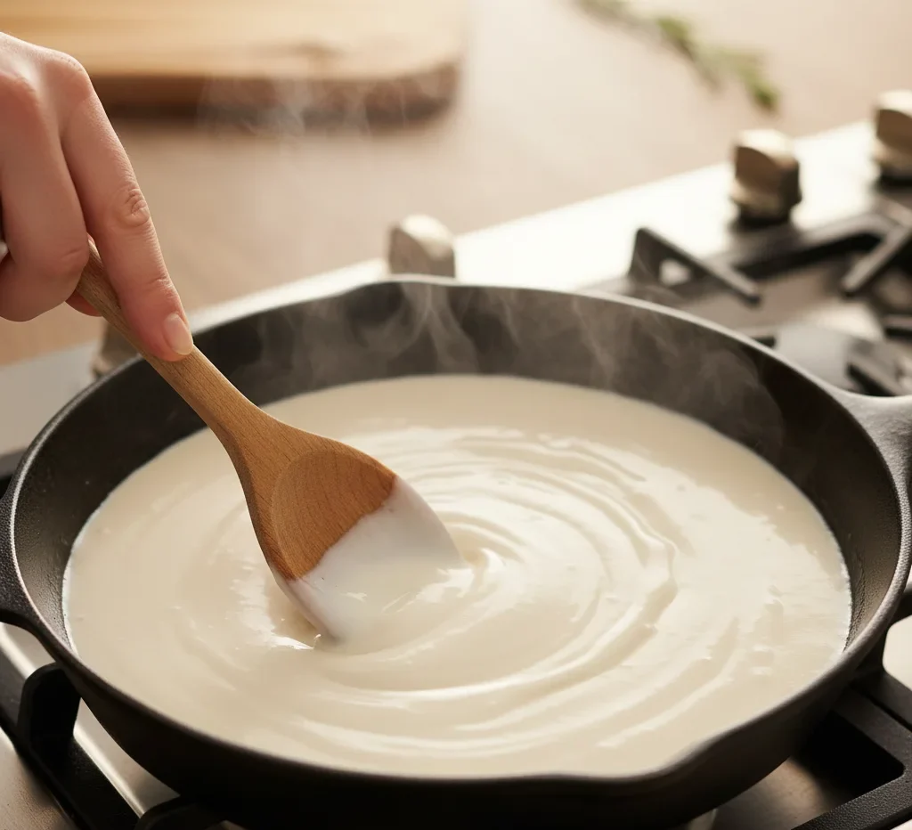 Quick Creamy White Beans with Garlic and Herbs
