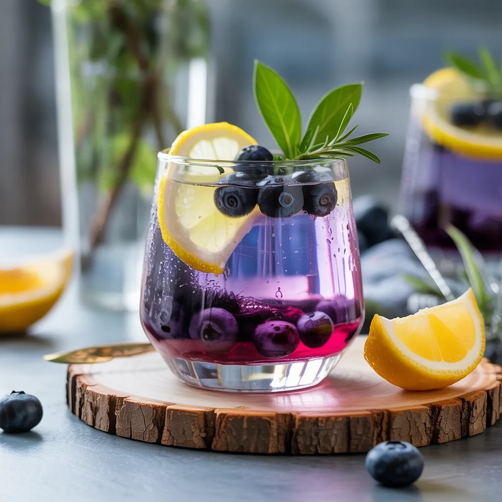 Refreshing Blueberry Lavender Gin Smash Recipe