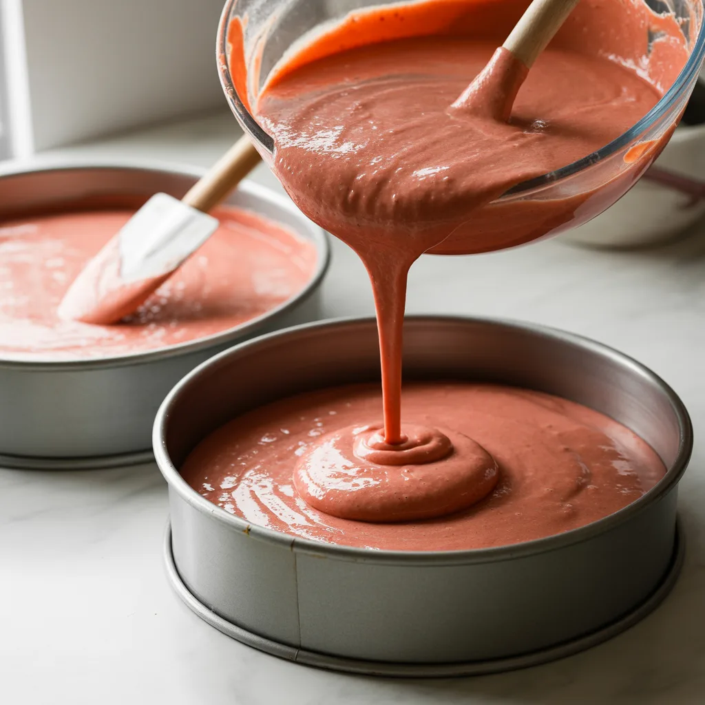 The Best Homemade Strawberry Vanilla Cake