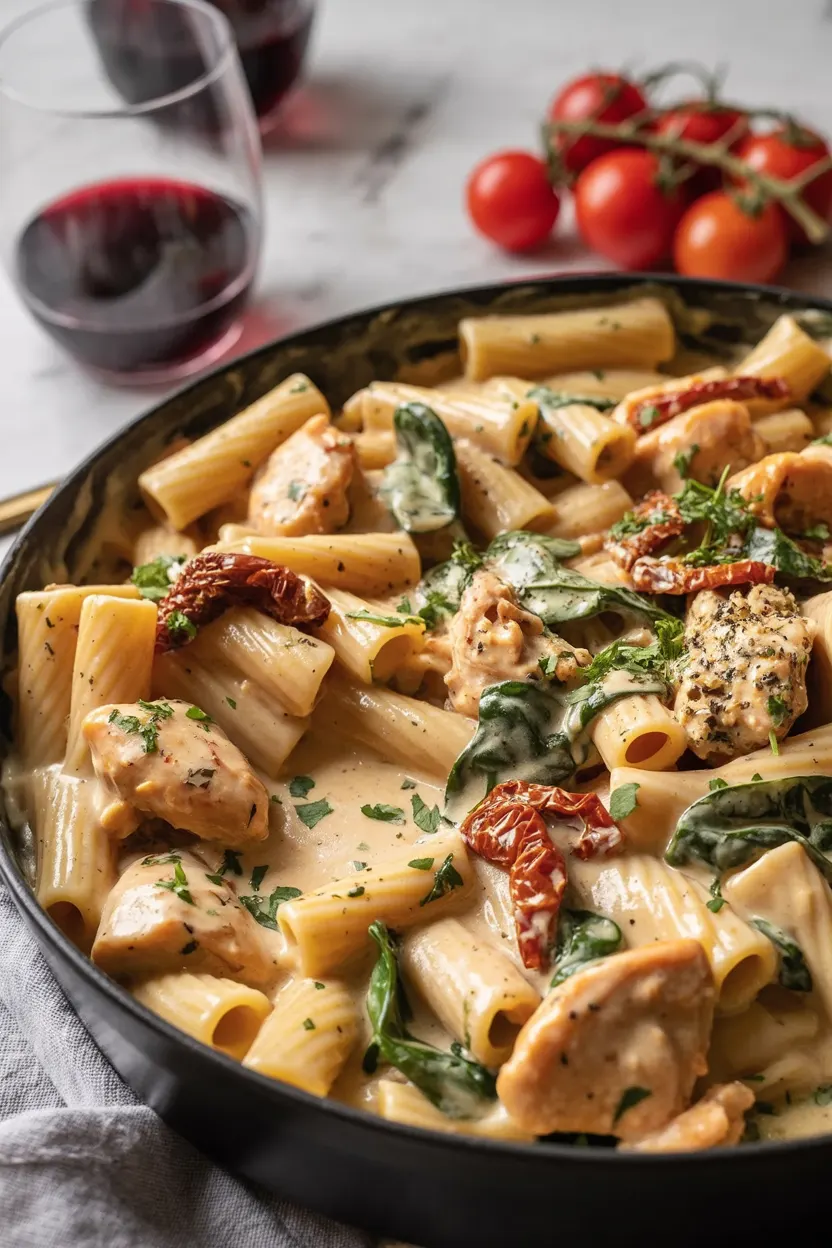 Tuscan Chicken Pasta – Creamy, Cozy, and Ready in 30 Minutes