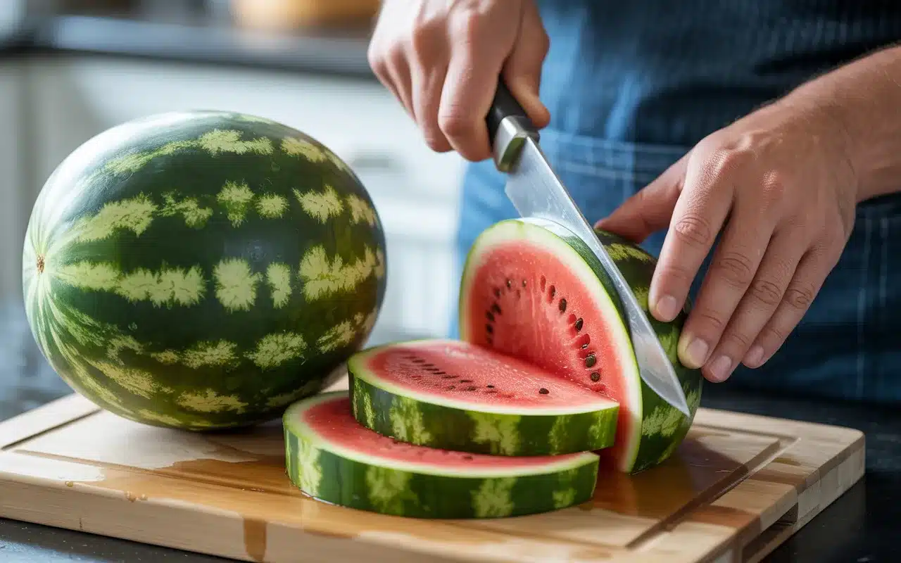 2 Ingredient Watermelon Cake (Healthy Frozen Dessert You’ll Love)