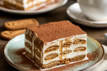 Creamy Biscoff Vegan Tiramisu (Simple No Bake Dessert)