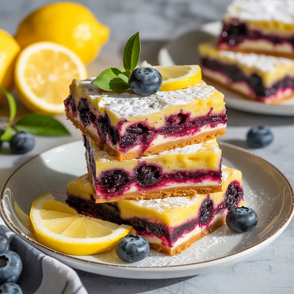 Lemon Blueberry Dessert Bars Everyone Will Love