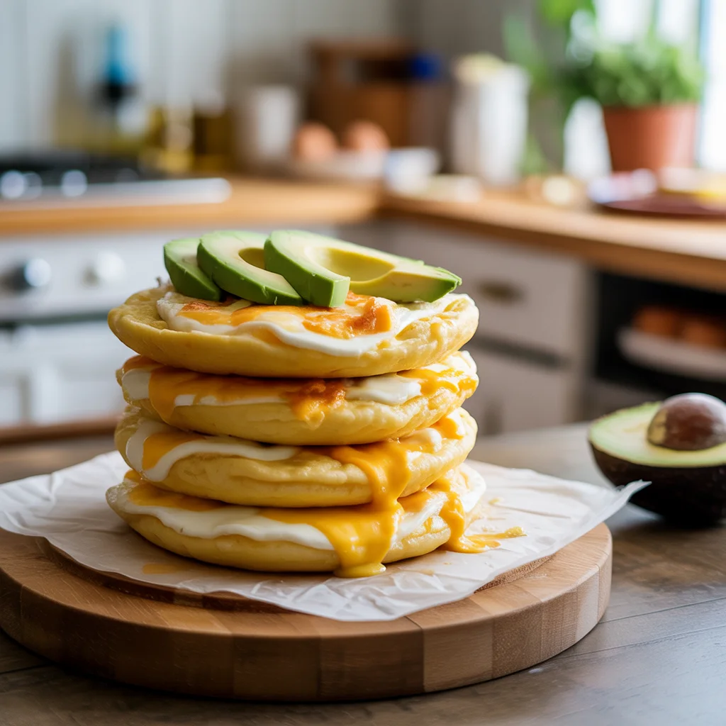 Keto Cloud Bread with Cheese and Eggs – Easy Low Carb Bread