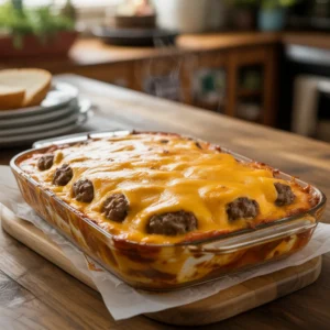 Keto Dinner Recipe Cheeseburger Casserole Everyone Loves