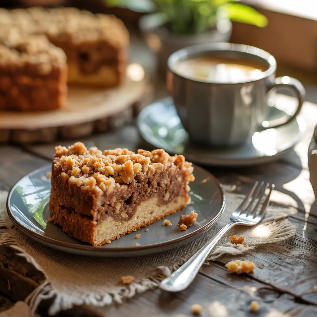 One-Bowl Vegan Coffee Cake with Crunchy Streusel Topping
