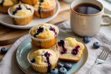 Soft & Fluffy Healthy Blueberry Muffins for Weight Loss
