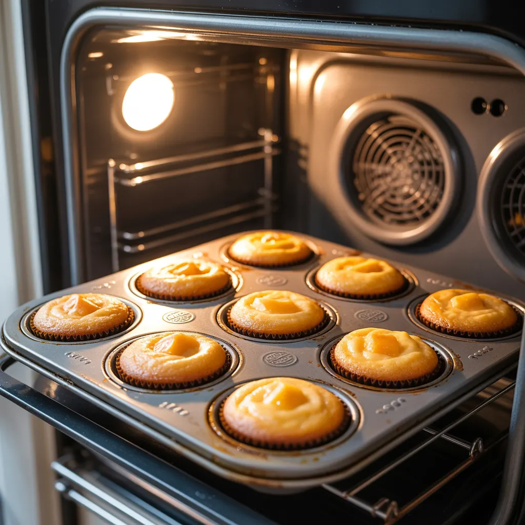 Soft Peach Cream Cheese Cupcakes with Fresh Peaches