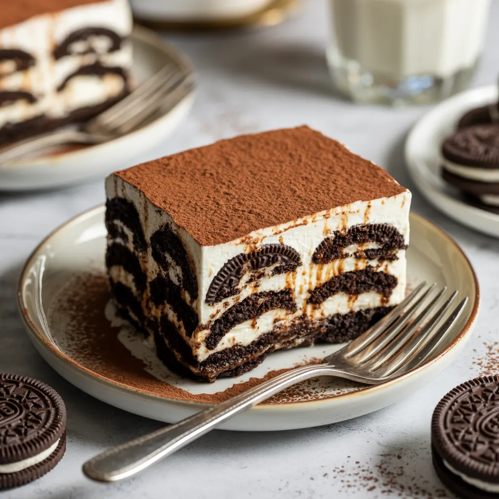 The Easiest Vegan Oreo Tiramisu