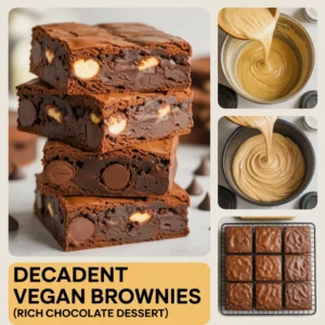The Viral Decadent Vegan Brownies (Rich Chocolate Dessert) Recipe