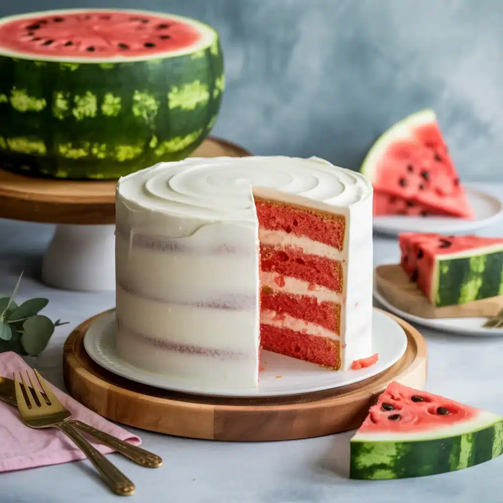 This 2 Ingredient Watermelon Cake Is the Easiest Healthy Treat Ever