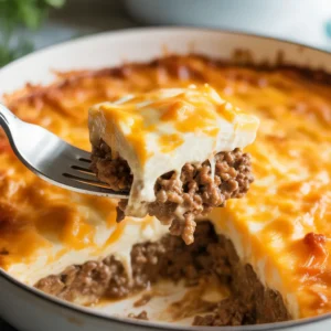 Cheesy Keto Ground Beef Casserole (Simple & Delicious)