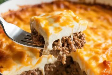 Cheesy Keto Ground Beef Casserole (Simple & Delicious)