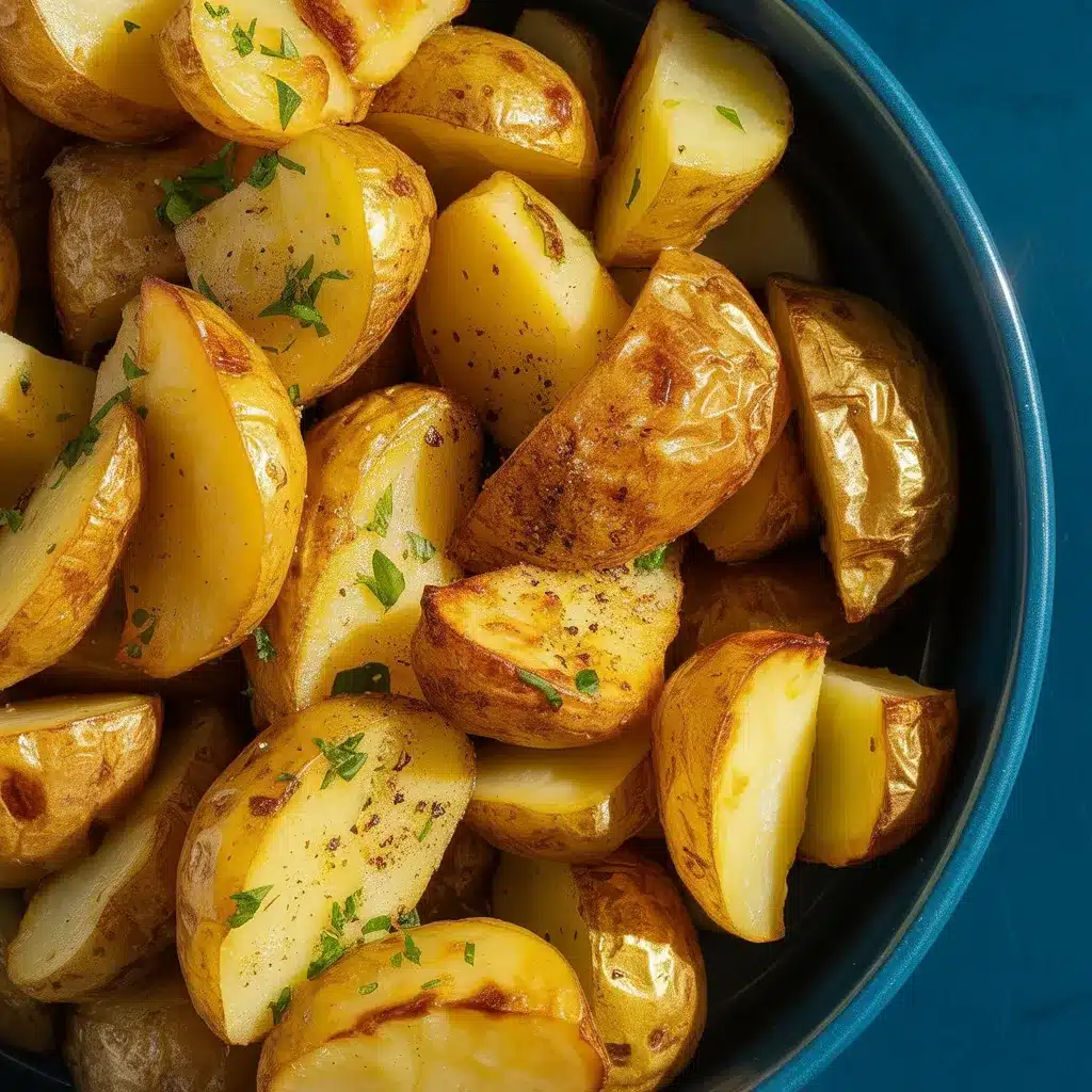 Crispy Garlic Roasted Potatoes