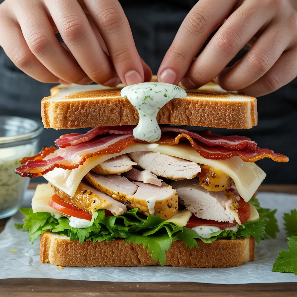 Crispy Keto Chicken Bacon Ranch Sandwich – So Good, No Bread Needed!