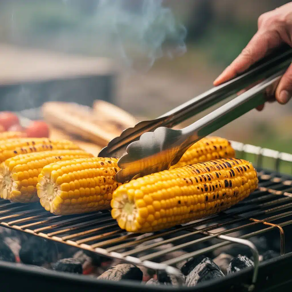 Juicy Grilled Corn on the Cob with Melted Butter