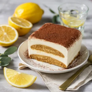 Lemon Tiramisu Dessert – Fresh, Light, and Easy